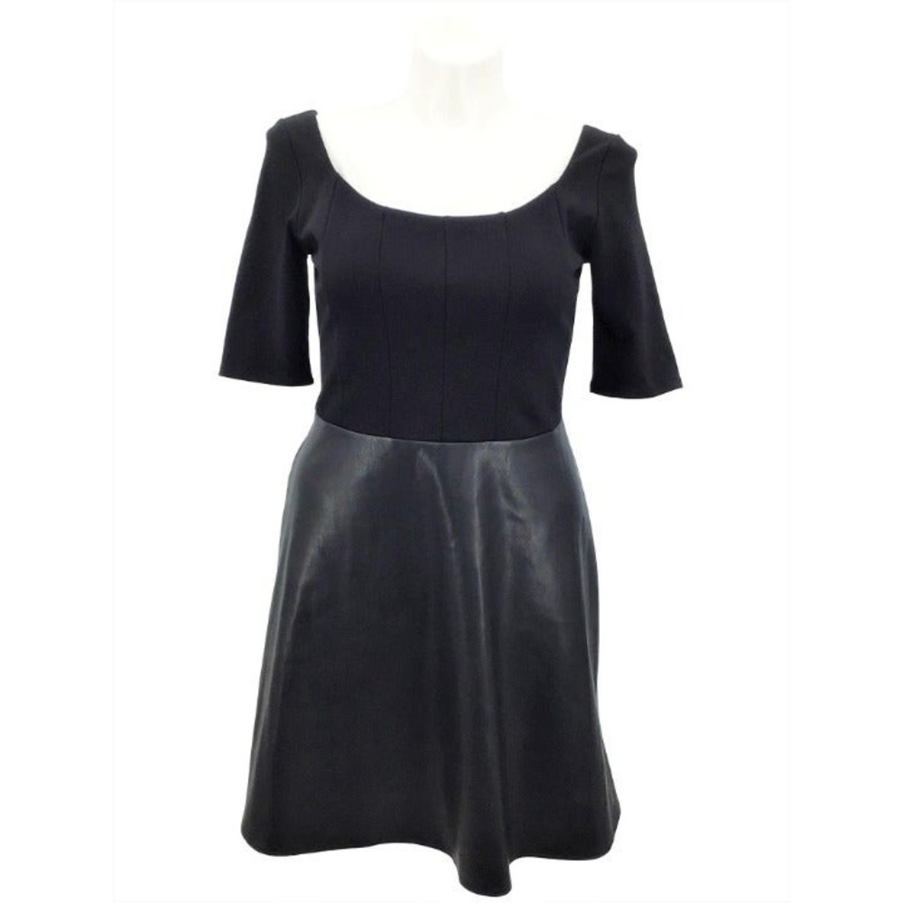 Anthropologie Bailey 44 Faux Leather Dress Size XL